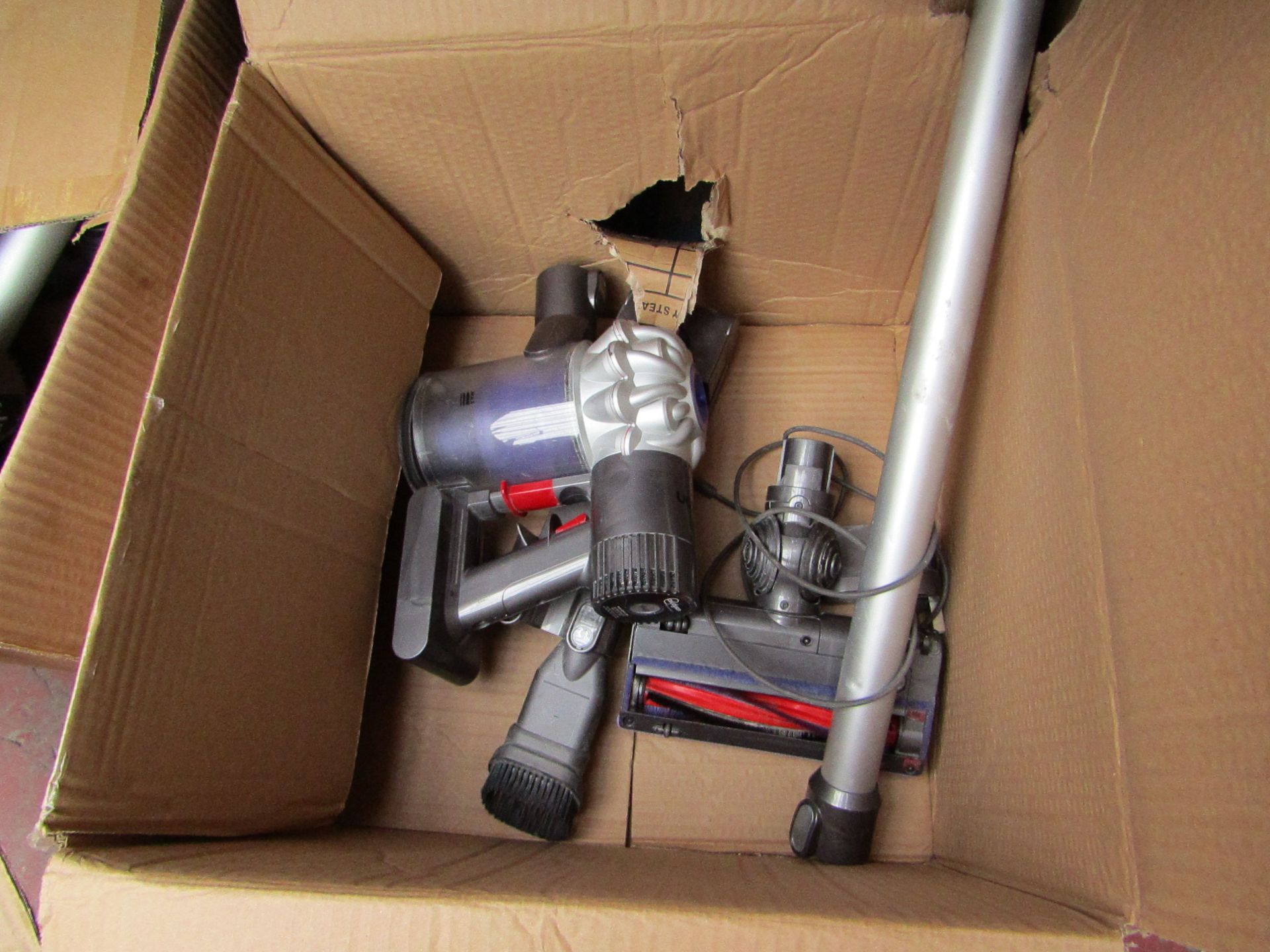 Dyson SV03 Cordless Vacuum Cleaner, main unit is tested working in used condition but the filter