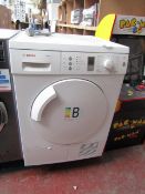 Bosch Exxcel condenser dryer, powers on but not tested no further.