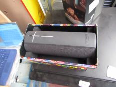 ULTIMATE EARS MEGABLAST Portable Bluetooth Wireless Voice Controlled Speaker, tested working but "