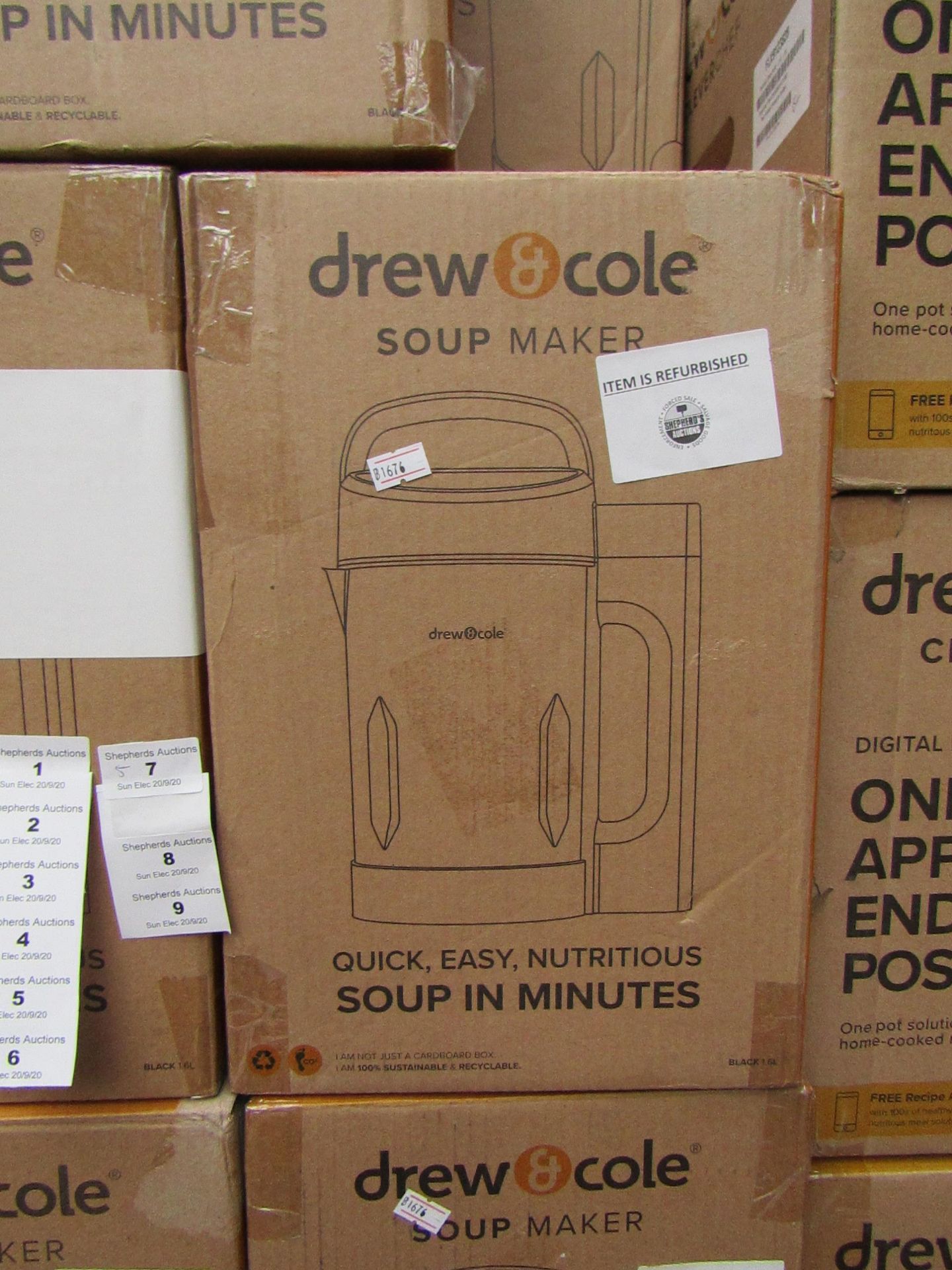 | 1X | DREW AND COLE SOUP CHEF | BOXED AND REFURBISHED | NO ONLINE RESALE | SKU C5060541516809 | RRP