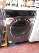 Sharp 1400RPM 10/6Kg washer dryer, powers on and spins.