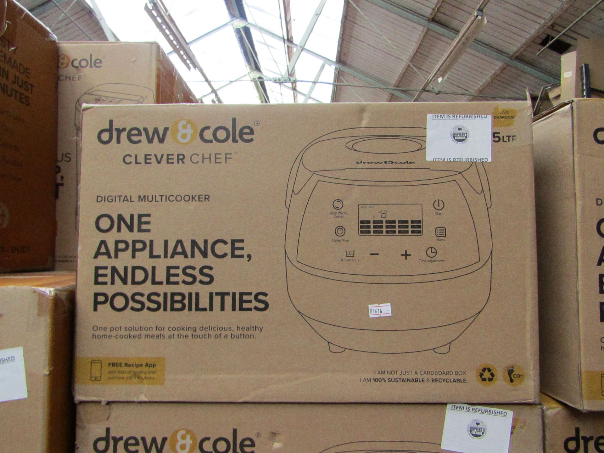 | 6X | DREW AND COLE CLEVER CHEF | BOXED AND REFURBISHED | NO ONLINE RESALE | SKU - | RRP £69.99 |