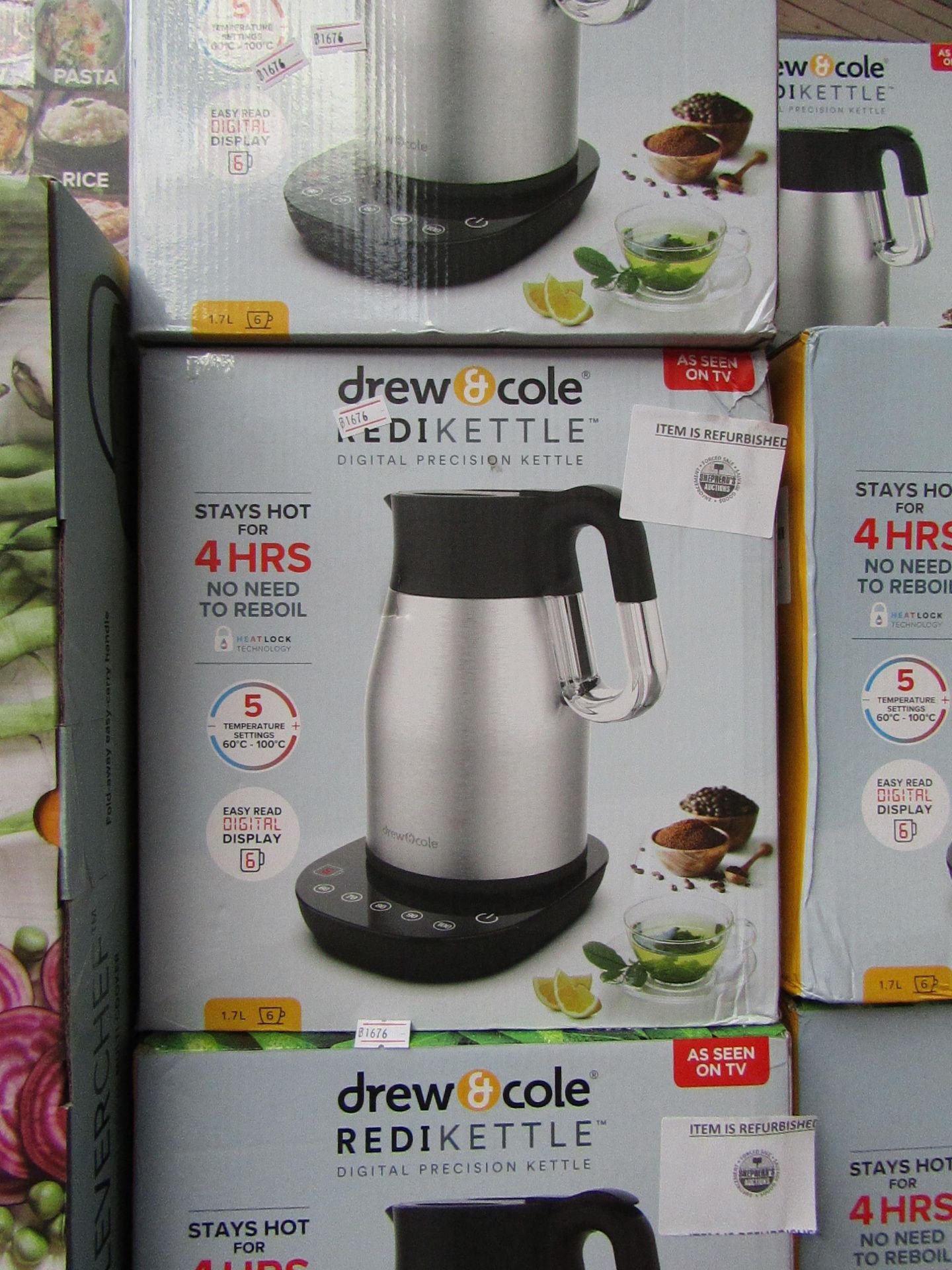 | 1X | DREW AND COLE REDI KETTLE | REFURBISHED AND BOXED | NO ONLINE RESALE | SKU C5060541513587 |