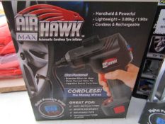 | 1X | AIR HAWK MAX CORDLESS TYRE INFLATOR | REFURBISHED AND BOXED | NO ONLINE RE-SALE | SKU