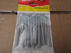 5x Fischer - Hammer- In Fixing 6 x 60 - (Packs of 20) - New & Packaged.