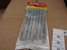 5x Fischer - Frame Fixing 8 x 100 (Packs of 10) - New & Packaged.