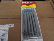 5x Fischer - Frame Fixing 10 x 140 (Packs of 12) - New & Packaged.