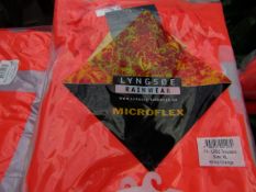 LYNGSOE - Rainwear Microflex - Trousers Hi-Viz Orange - Size XL - Brand New & Packaged.