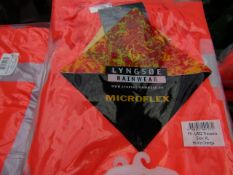 LYNGSOE - Rainwear Microflex - Trousers Hi-Viz Orange - Size XL - Brand New & Packaged.