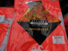 LYNGSOE - Rainwear Microflex - Trousers Hi-Viz Orange - Size XL - Brand New & Packaged.