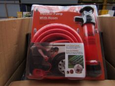 Stag Tools Transfer pump with hoses, unused, the packaging may be dirty.