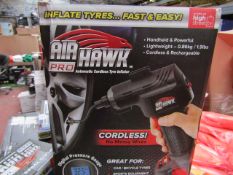 | 1X | AIR HAWK PRO CORDLESS TYRE INFLATOR | REFURBISHED AND BOXED | NO ONLINE RE-SALE | SKU