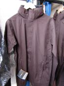 Regatta - Windproof & Waterproof Brown Jacket - Size Small - New & Packaged.