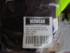 Vizwear - FR Combat Trousers (Purple) - Size 32 R - Packaged.