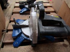 Clarke - Mitre Saw (210mm Blade) - Untested Due to Broken Cable - No Box. This lot is a Machine Mart