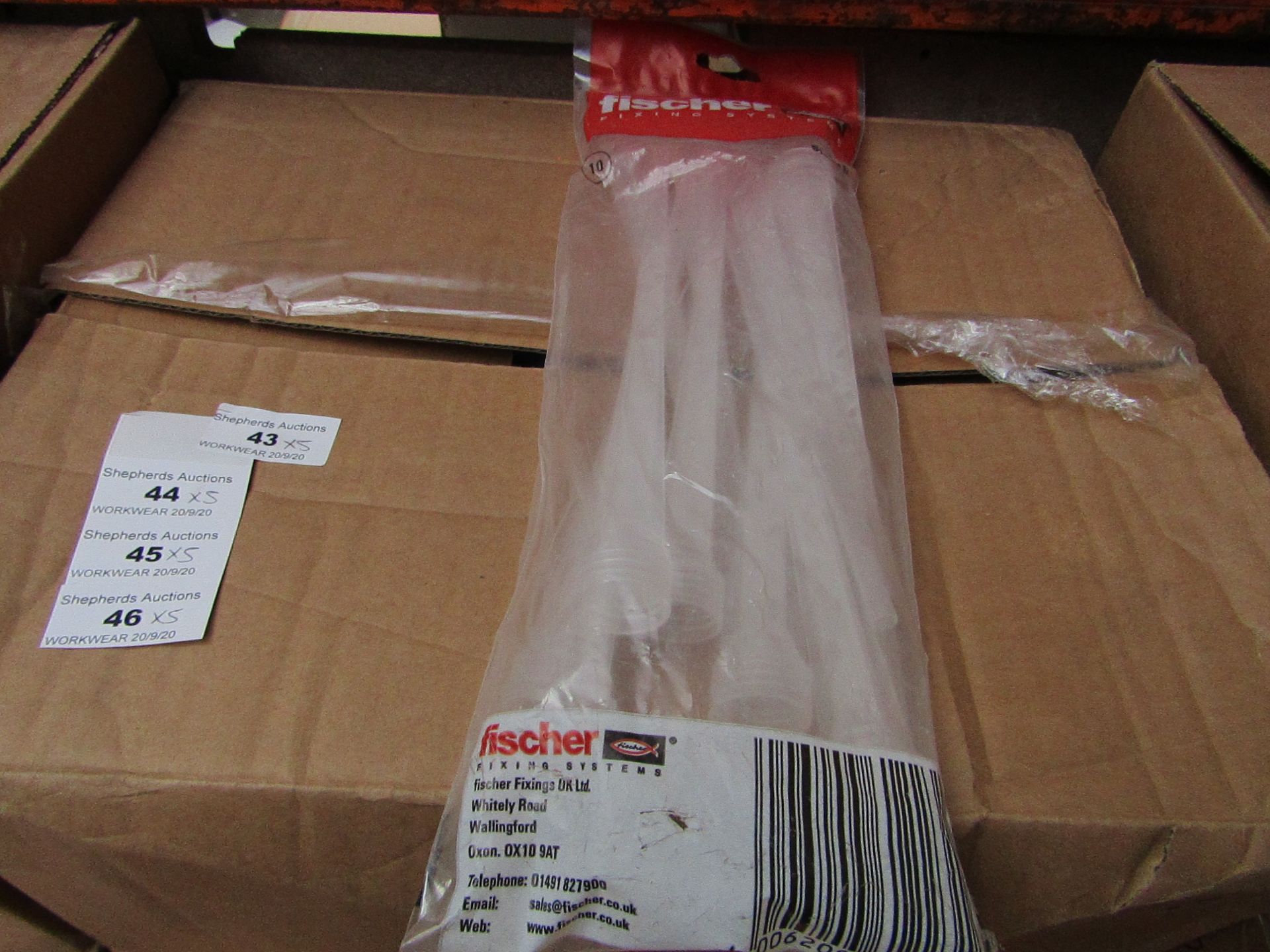 5x Fischer - Static Mixers - (Packs of 10) - New & Packaged.