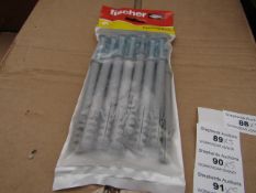 5x Fischer - Frame Fixing 8 x 100 (Packs of 10) - New & Packaged.