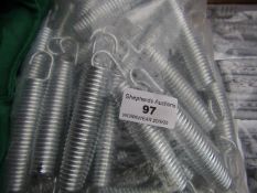 Approx 20 Double Hooked Springs - Packaged.