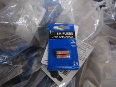 Box of Approx 100+ 5A Fuses - New & Packaged.