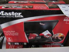 Master - Security Storage Box (with Key) - New.