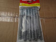 5x Fischer - Frame Fixing 8 x 100 (Packs of 16) - New & Packaged.