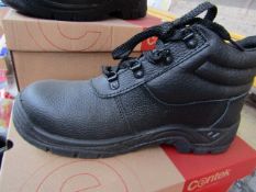 Centek - Black Steel Toe Cap Boot - Size 8 - New & Boxed.