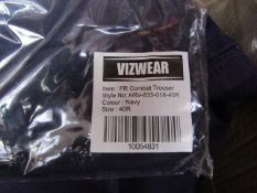 Vizwear - FR Combat Trousers (Purple) - Size 40 R - Packaged.