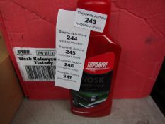 Box of 6x 500ml bottles of Top drive car polish - New & Boxed.