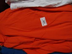 5x Unseek Classic - Orange Polo Shirts - Size 2X Large - Good Condition.