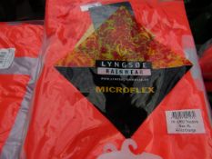 LYNGSOE - Rainwear Microflex - Trousers Hi-Viz Orange - Size XL - Brand New & Packaged.