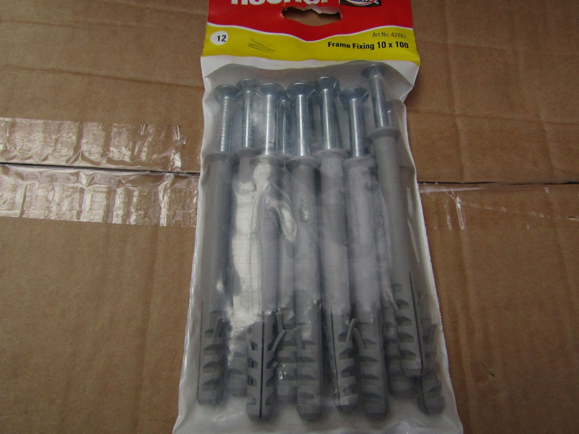 5x Fischer - Frame Fixing 8 x 100 (Packs of 16) - New & Packaged.