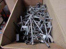 2x Box of Approx 250 Insulation Fixing (Metal) Stainless steel - Size 4 x 140mm - All Boxed.