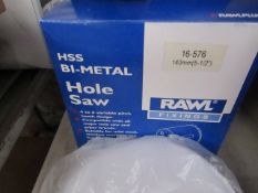 Rawl Fixings - HSS BI-METAL Hole Saw (140mm) - New & Boxed.