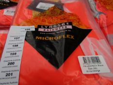 LYNGSOE - Rainwear Microflex - Bib 'n' Brace - Size XX Large / X Large - Hi-Viz Orange (