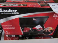 Master - Security Storage Box (with Key) - New.