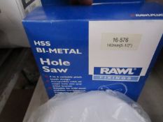 Rawl Fixings - HSS BI-METAL Hole Saw (140mm) - New & Boxed.