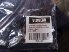 Vizwear - FR Combat Trousers (Purple) - Size 40 R - Packaged.