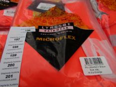 LYNGSOE - Rainwear Microflex - Bib 'n' Brace - Size XX Large / X Large - Hi-Viz Orange (