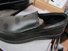 ABS Steel toe cap slip on shoes - Size 3 - New & Boxed.