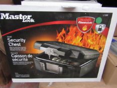 Master - Small Security Chest (Protected By SentrySafe) 5.2L - New.