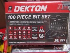 Dekton - 100 Piece Bit Set - New & Packaged.