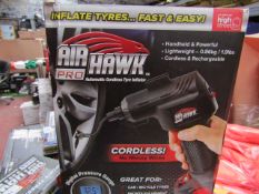 | 1X | AIR HAWK PRO CORDLESS TYRE INFLATOR | REFURBISHED AND BOXED | NO ONLINE RE-SALE | SKU