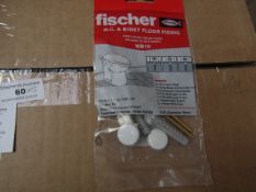 5x Fischer - W.C. & Biget Floor Fixing (Pack of 2) - New & Packaged.