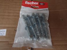 5x Fischer - Throughbolt 10 x 96 (Packs of 5) - New & Packaged.