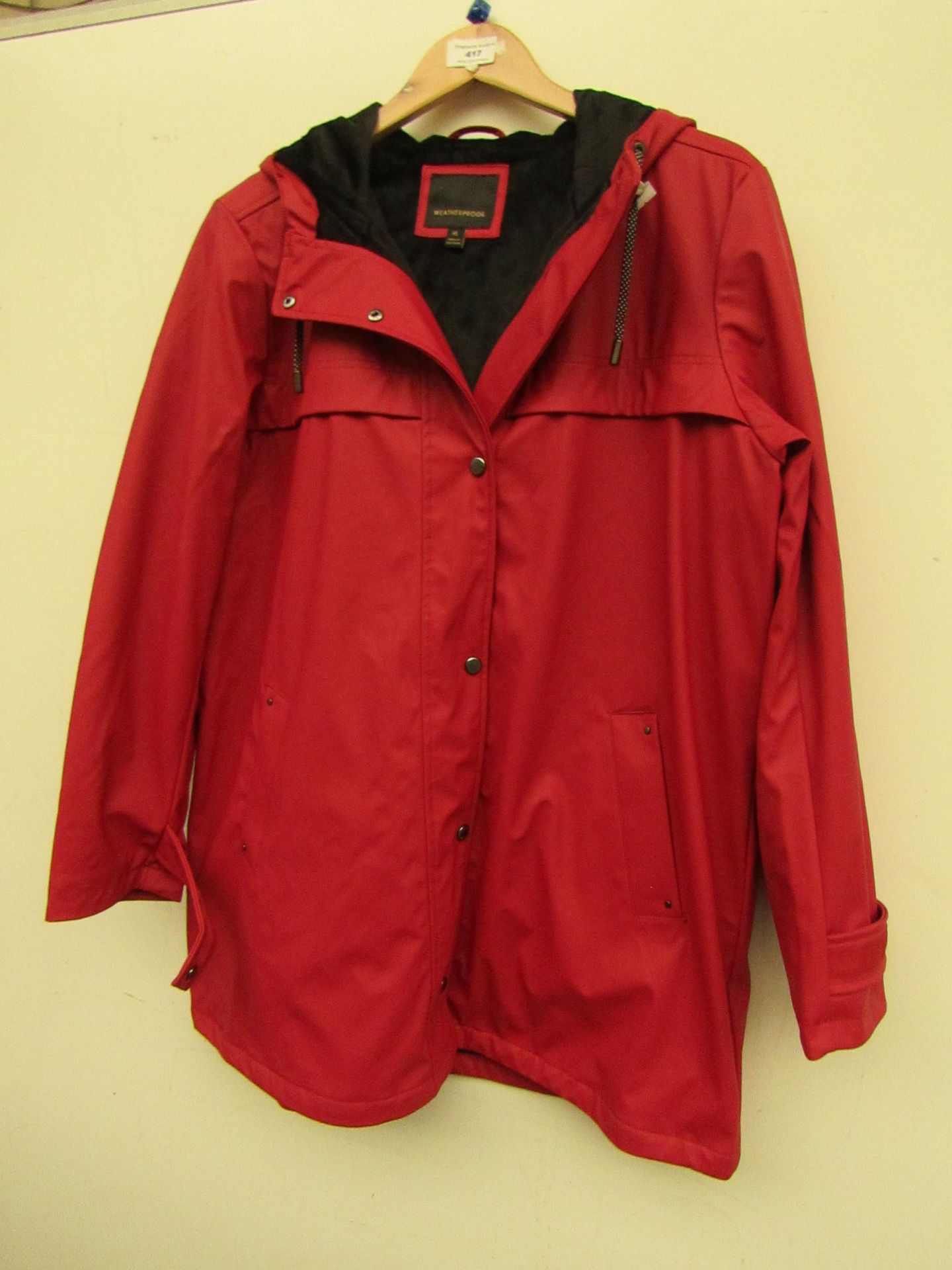 WaterProof - Red Coat - Size XL - Good Condition.