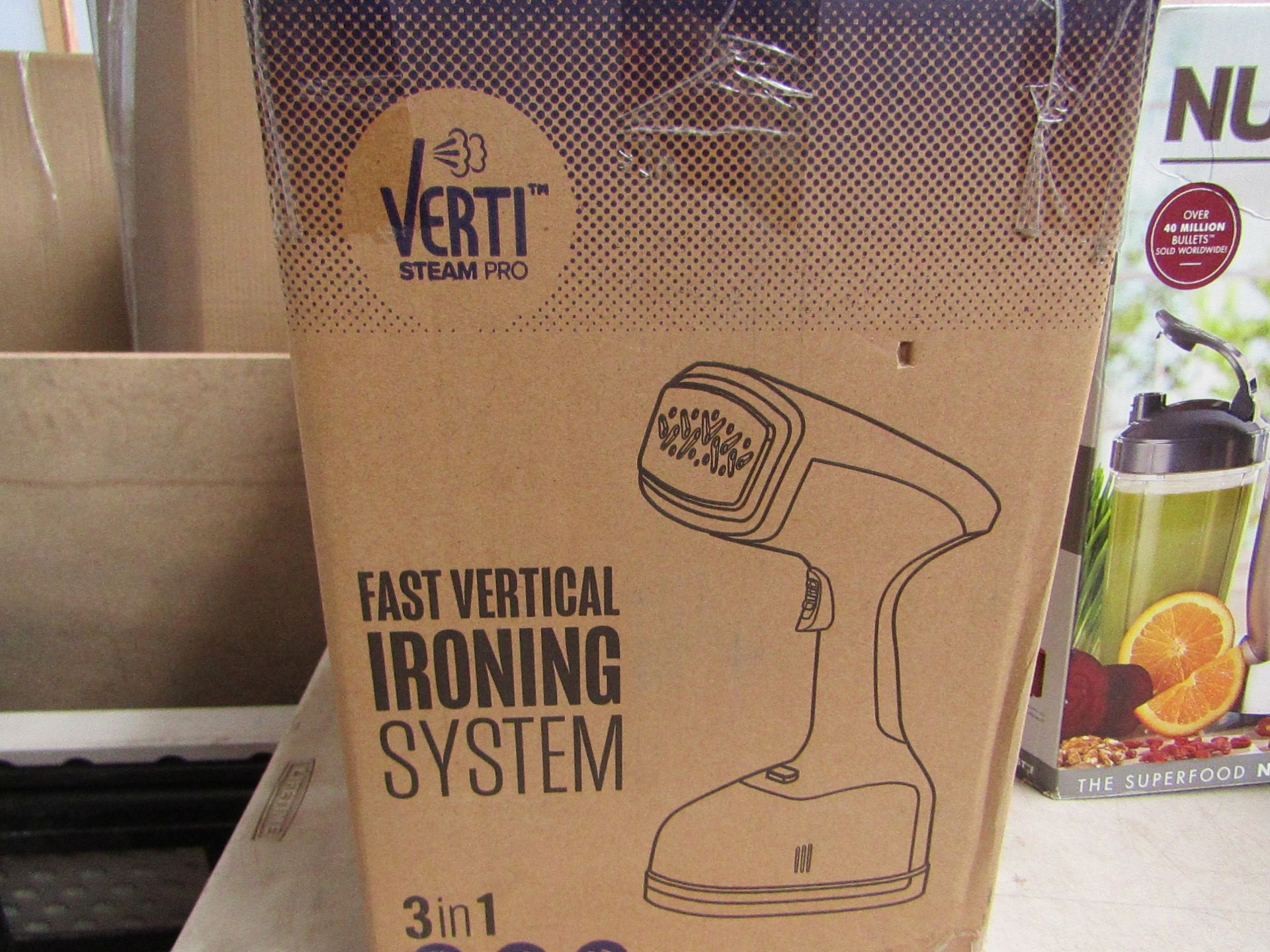 | 3X | VERTI STEAM PRO'S | UNCHECKED AND BOXED | NO ONLINE RESALE | RRP £43.99 | TOTAL LOT RRP £87.