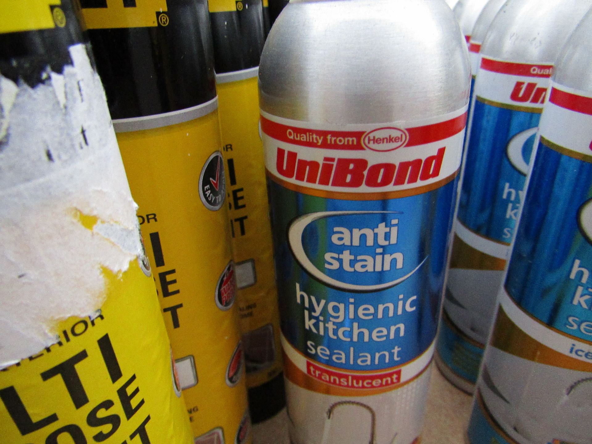 Unibond - Anti-Stain Hygienic Kitchen Sealant (Translucent) 275ml - Sealed.