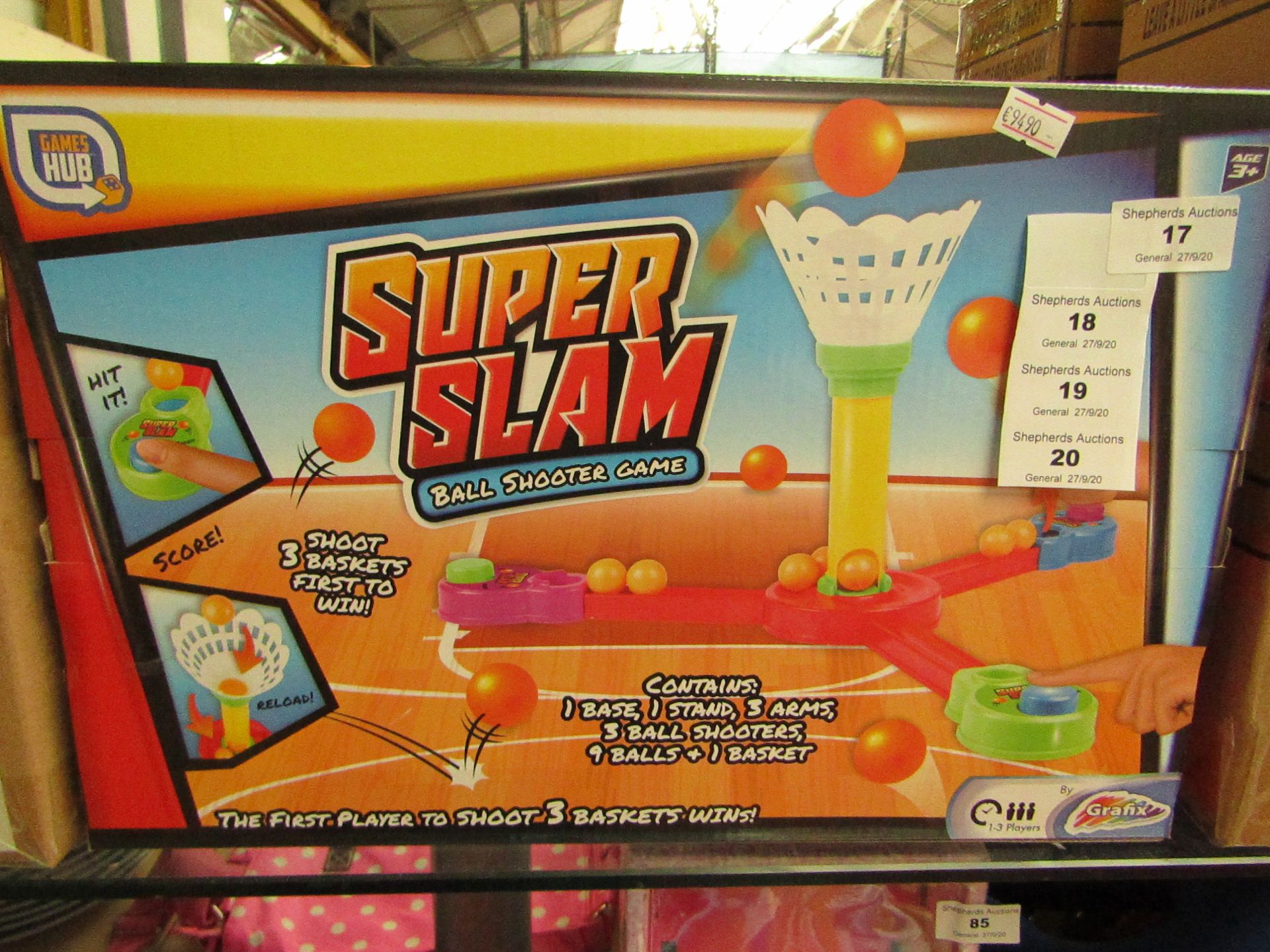 Games Hub - Super Slam Ball Shooter Game - Look New & Boxed.