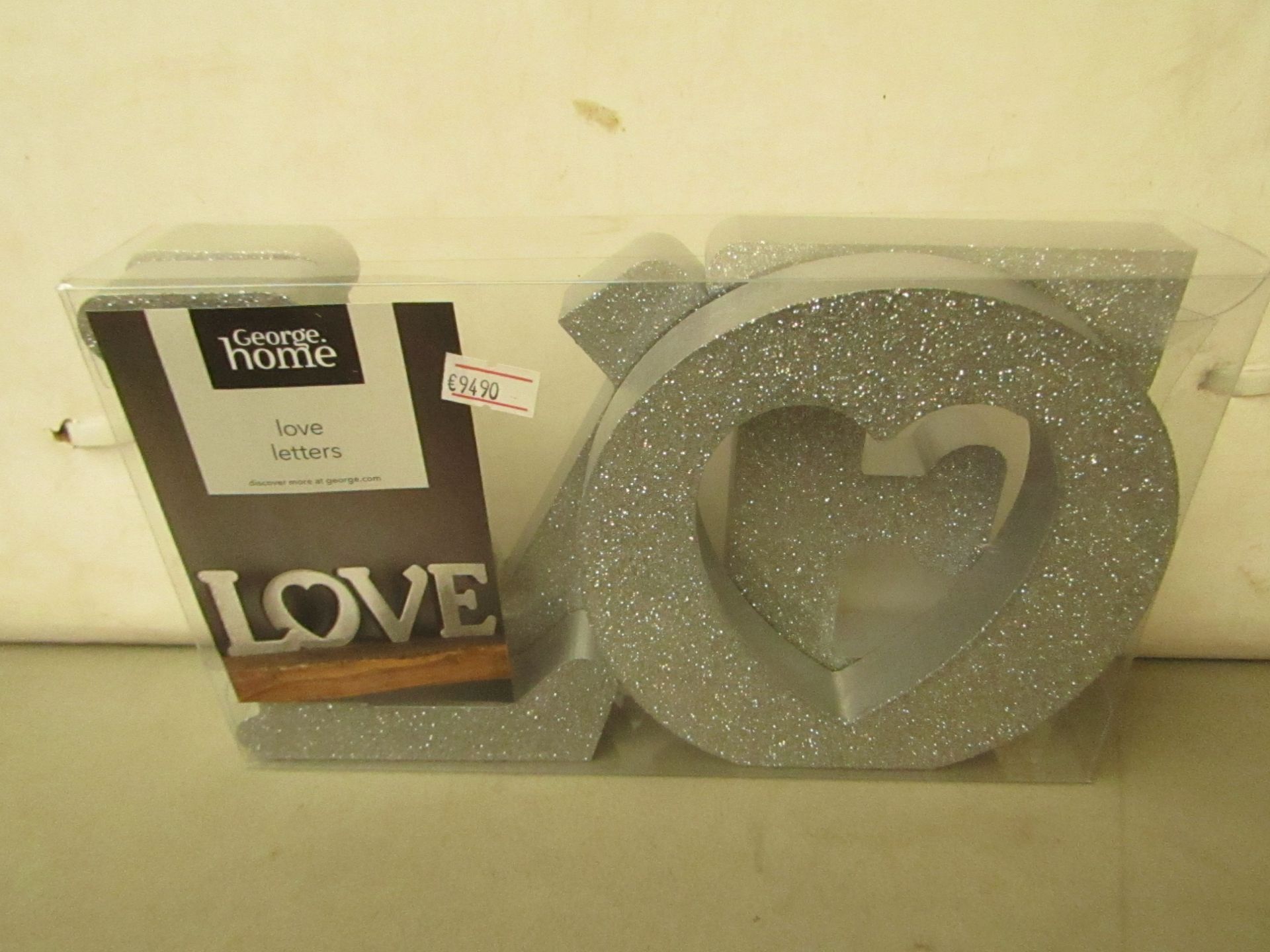 George Home - Sparkling Love Letter's - All Look New & Packaged.