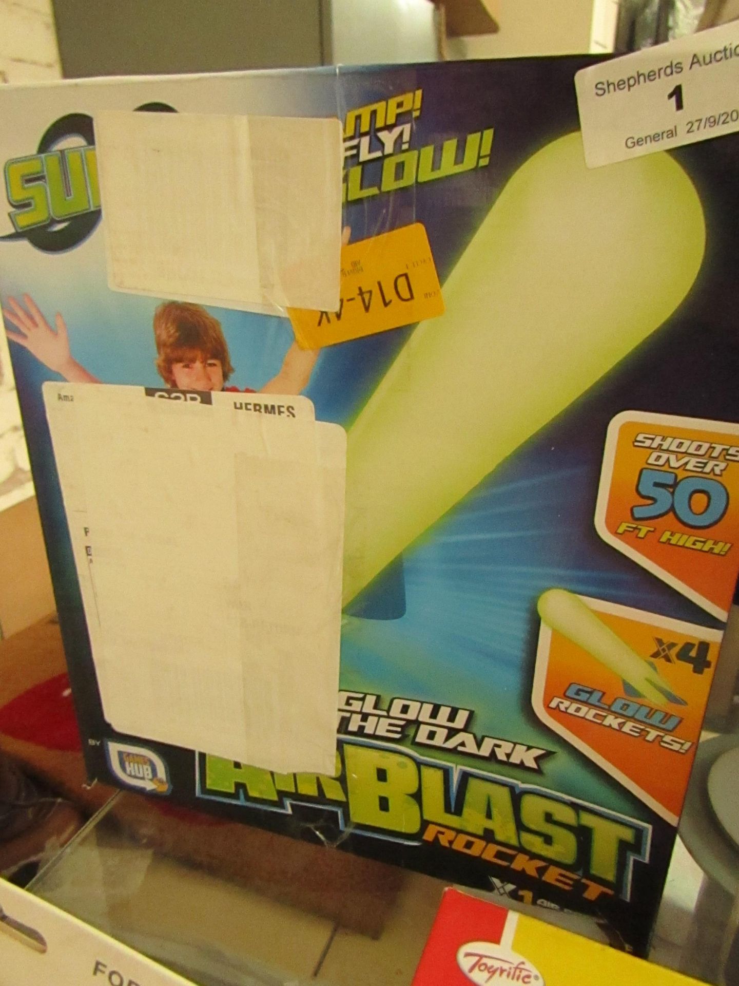 Games Hub - Surge Glow In The Dark Air Blast Rocket Toy - Unchecked & Boxed.